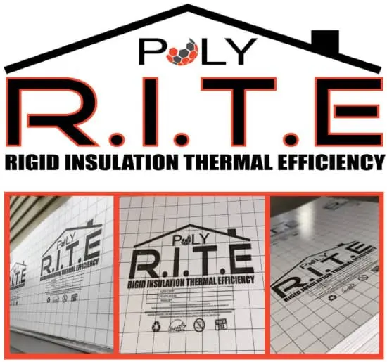 POLY R.I.T.E rigid cellular polystyrene thermal insulation