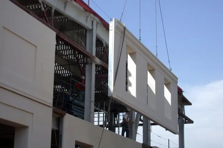 Precast Concrete Wall Panel Install